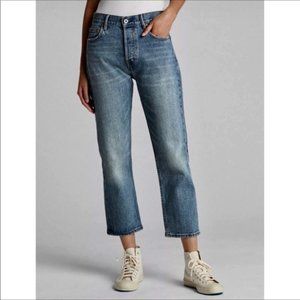 GAP Cone Denim Blue Jeans High Rise Straight Leg